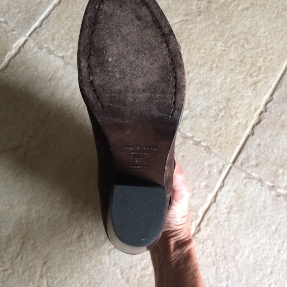 rag & bone Arrow Boot Espresso Suede - Picture 5 of 5